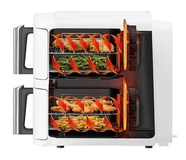 Ninja Frytkownica beztłuszczowa DoubleStack XL biały SL400EUWH - 1286361 - zdjęcie 10